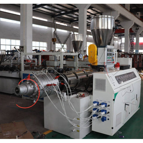 Electronic threading extrusion pvc pipe making machine