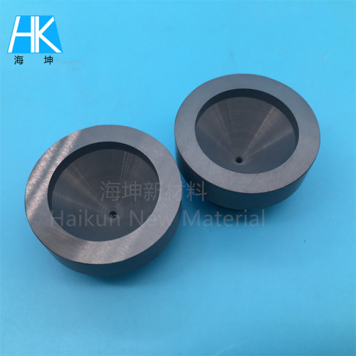 Black Grey Silicon Nitride Si3n4 Ceramic Nozzle Part