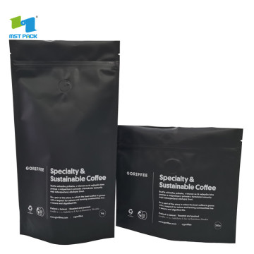 Sachet de café en aluminium noir thermoscellable Perfect Service 250g