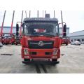 Truk flatbed yang memuat sendiri dengan crane boom lurus 5ton 10ton