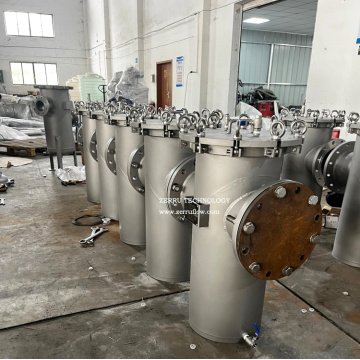 Basket strainer with stainless steel