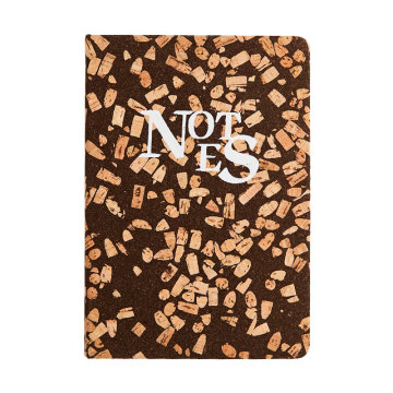 Koffterreinen Zacht houtmateriaal Letter Logo notebook