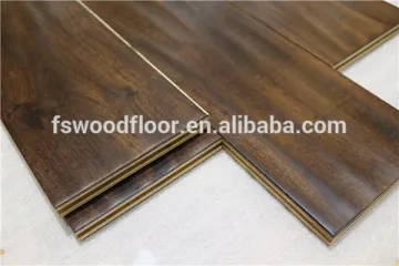 UV finished acacia handscraped wood flooring