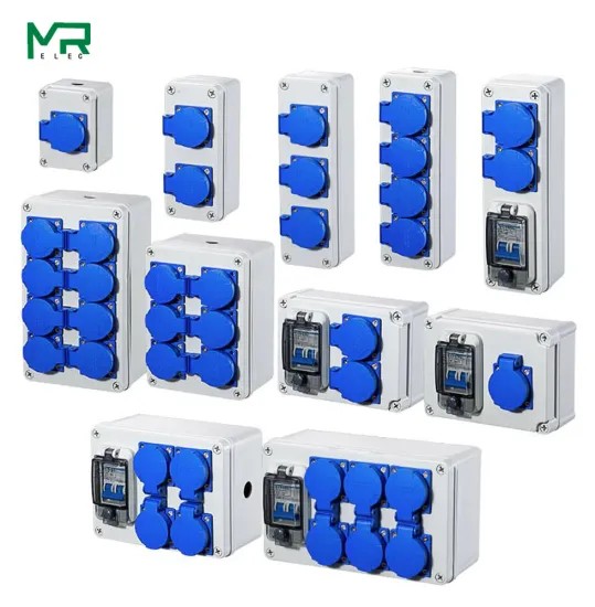 Outdoor rainwater socket Three holes 220V/ 10A home wall mounted multi-function outdoor socket box electric car charging