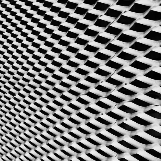 Painted Expanded Metal Sheet For Decoration