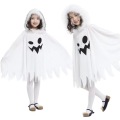 White Ghost Halloween Cloak Girl Costume