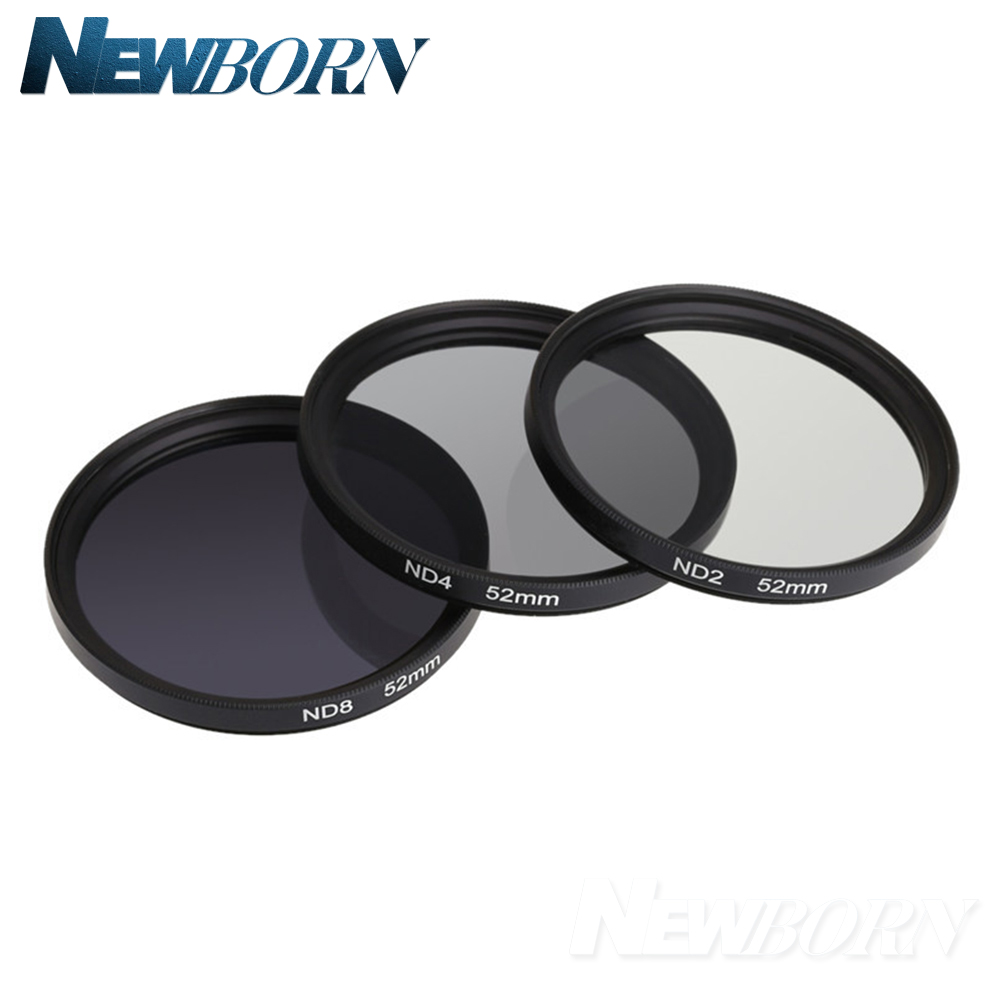 Camera lenses ND Filter 49mm 52mm 55mm 58mm 62mm 67mm 72mm 77MM Neutral Density Filter Lens Set Kit ND2 ND4 ND8 ND 2 4 8
