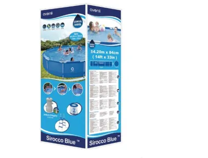 Jilong 17802 - 4.5m x 1.22m Above Ground Pool for Family Swims