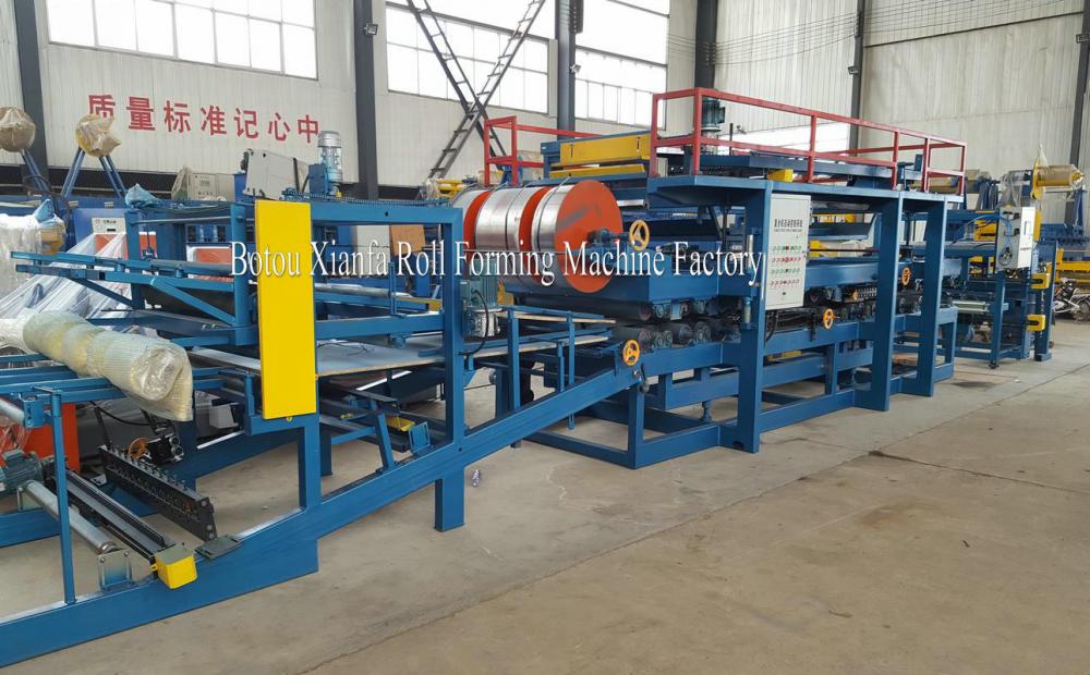 Composite Wall Sandwich Panel Roll Forming Machine