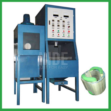 Stator electrostatic powder coating machine