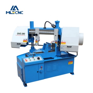 GHZ4240 & GHZ4235: Heavy-Duty Industrial Electric Band Saw Machine for Metal Cutting at 45 Degrees