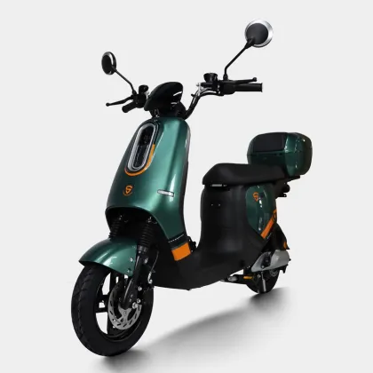 48V 24Ah Electric Moped Scooter with Big Wheels and 1000W Hub Kit