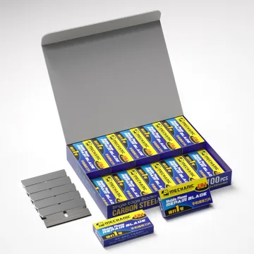 100PCS MECHANIC FR1 High Toughness Scraper OCA Glue Cleaning Removal Blades for Mobile Phone Maintenance