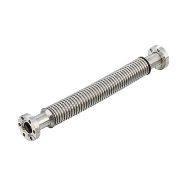 CF100 Stainless Steel Vacuum Bellows - GB Standard, Spiral Welded, Flexible Round Pattern