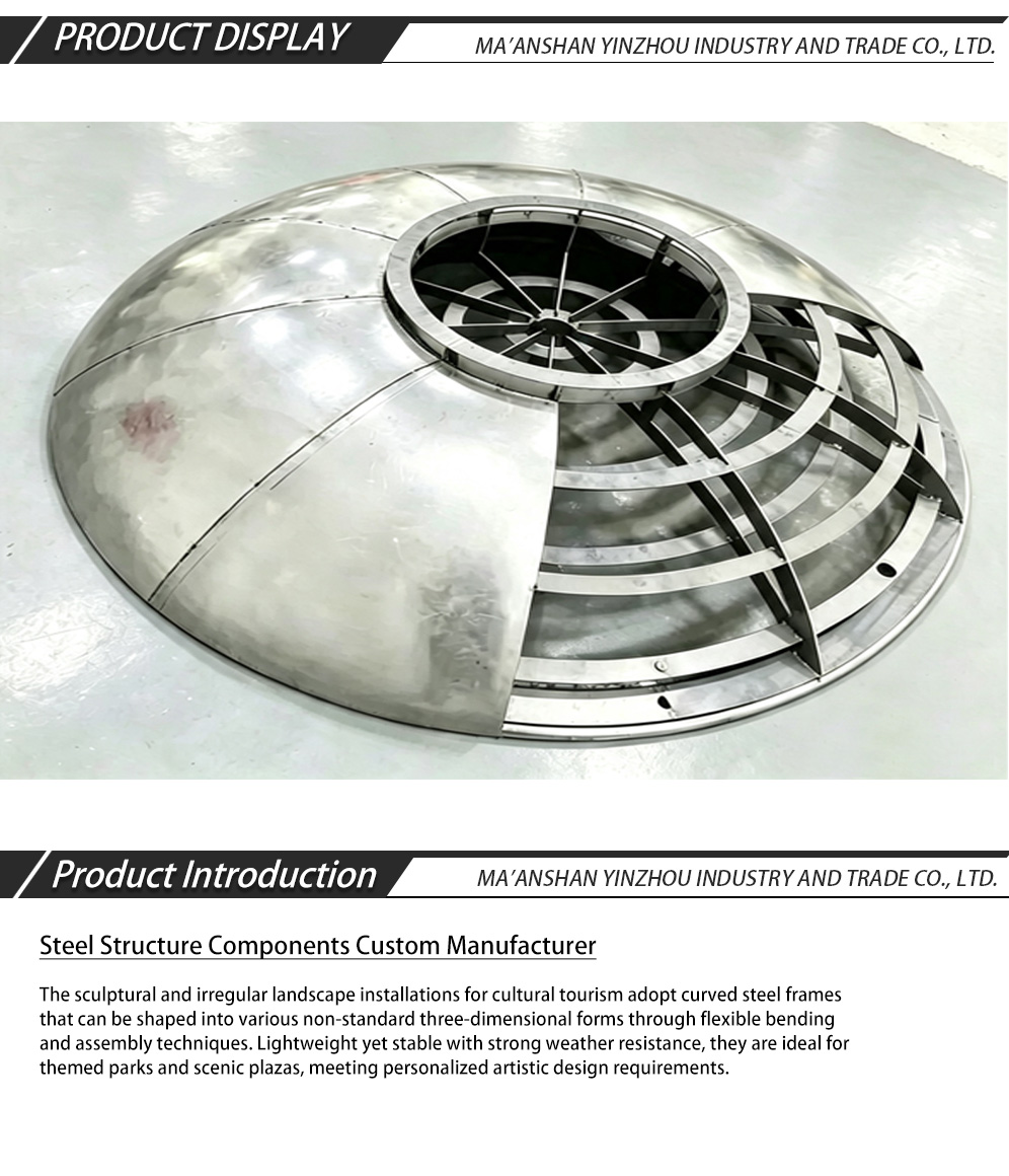 Curved Custom Steel Structure-x