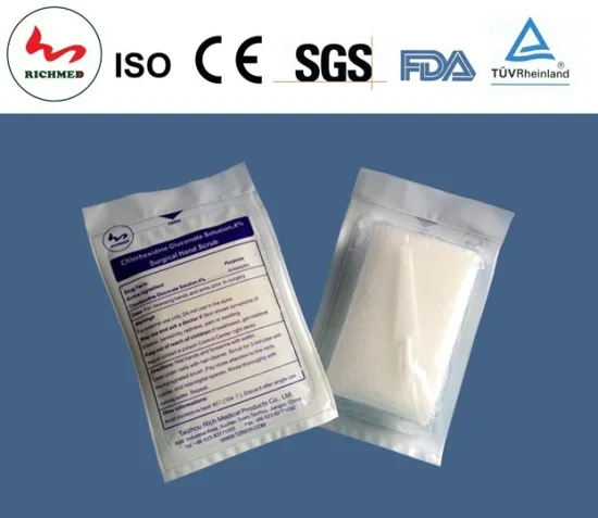 chlorhexidine gluconate hand washing nail brush