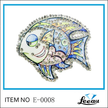 Iron On Patches Rhinestone Appliques Embroidered Customised