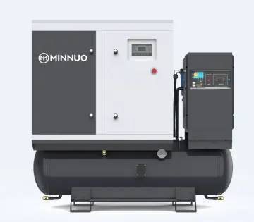 Integrated Industrial use 30HP 22KW screw air compressor with tank and air dryer