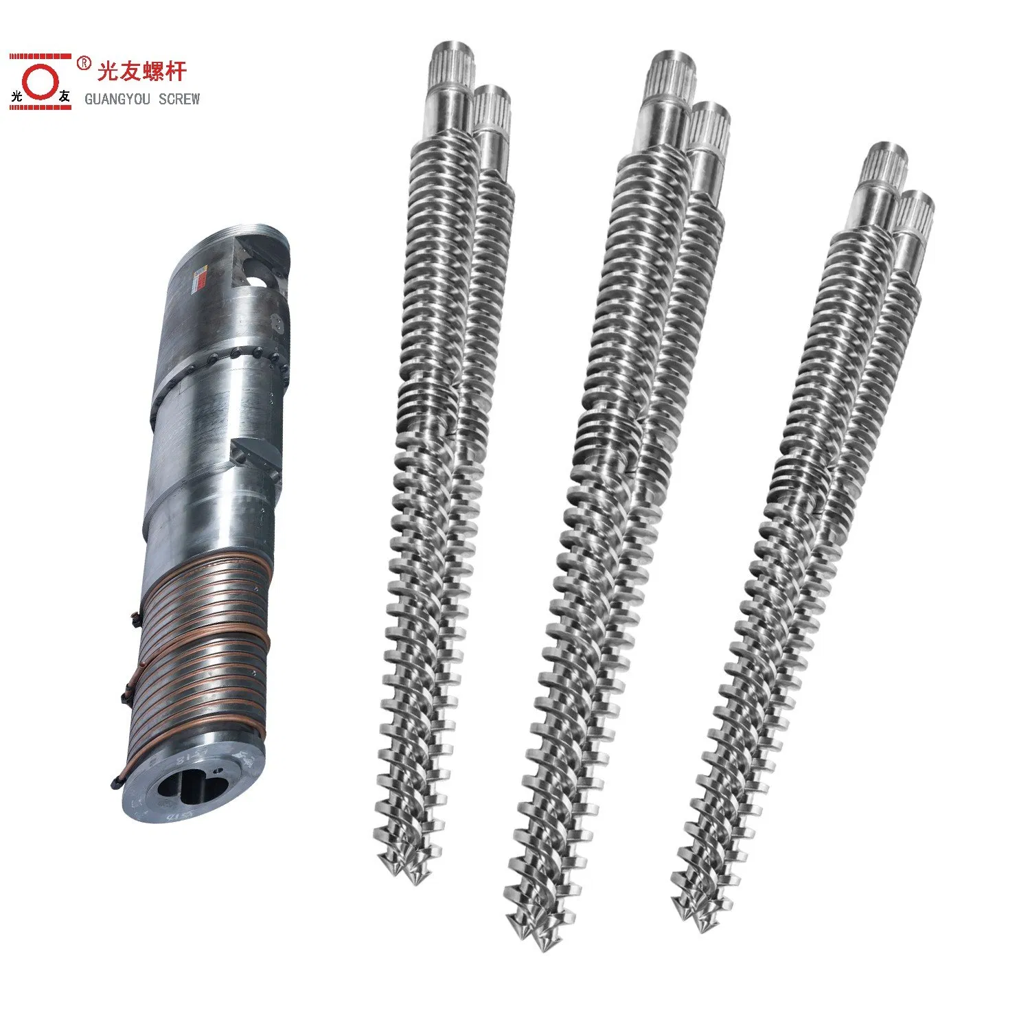 Na -customize na bimetallic conical twin screw barrel para sa foam board
