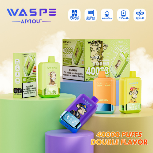 Waspe 40000 Puff Wholesale Cheap Vape Double Flavour