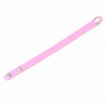 Wristband silikon boleh diselaraskan dengan mencetak Logo
