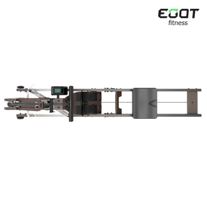 EOAT Rubber Wood Rowing Machine: Air Rowing Exercise Equipment