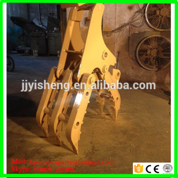 high quality PC120 excavator bucket Grapple bucket hitachi ex120 grab bucket