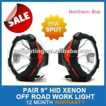 9 INCH 35W 55W 70W HID XENON DRIVING 4x4 SPOT OFF ROAD WORK LIGHT HID 4X4 DRIVING LIGHT