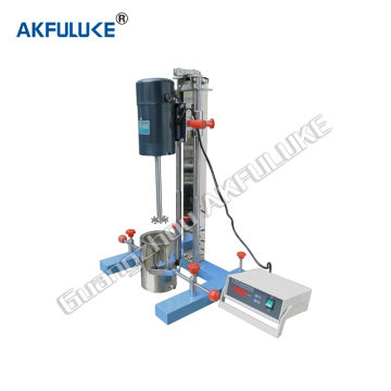 Movable SUS304/316l Pneumatic Lifting Homogenizer Mixer with Agitator for Cosmetics