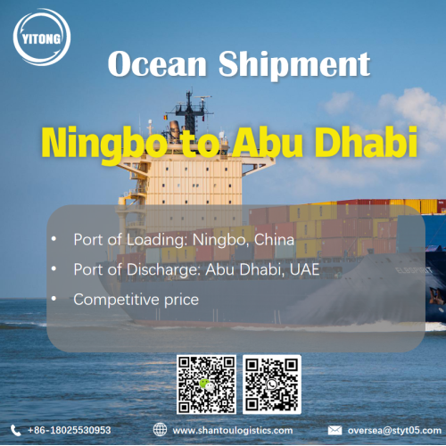 Ningbo -Logistikdienste für Abu Dhabi