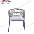 Wicker chairs for outdoor garden Hotel reception chairs