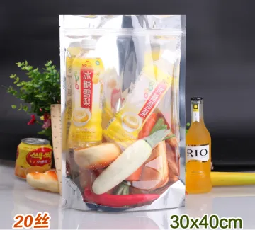 aluminum foil zipper food pouch