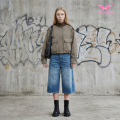 Lässige Jacke mit kariertem Stichkragen für lässige Eleganz