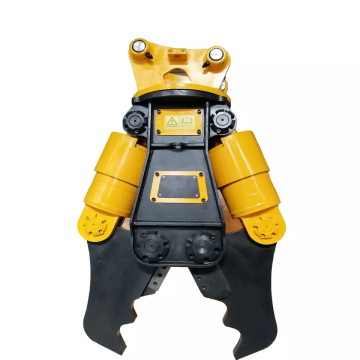 Hydraulic Rotating Excavator Attachment: Double Cylinder Metal Scrap Shear for Concrete and Building Demolition