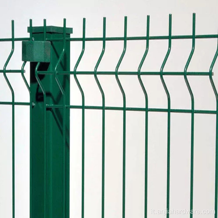 Pannello di recinzione di sicurezza rivestito in PVC 50x200mm
