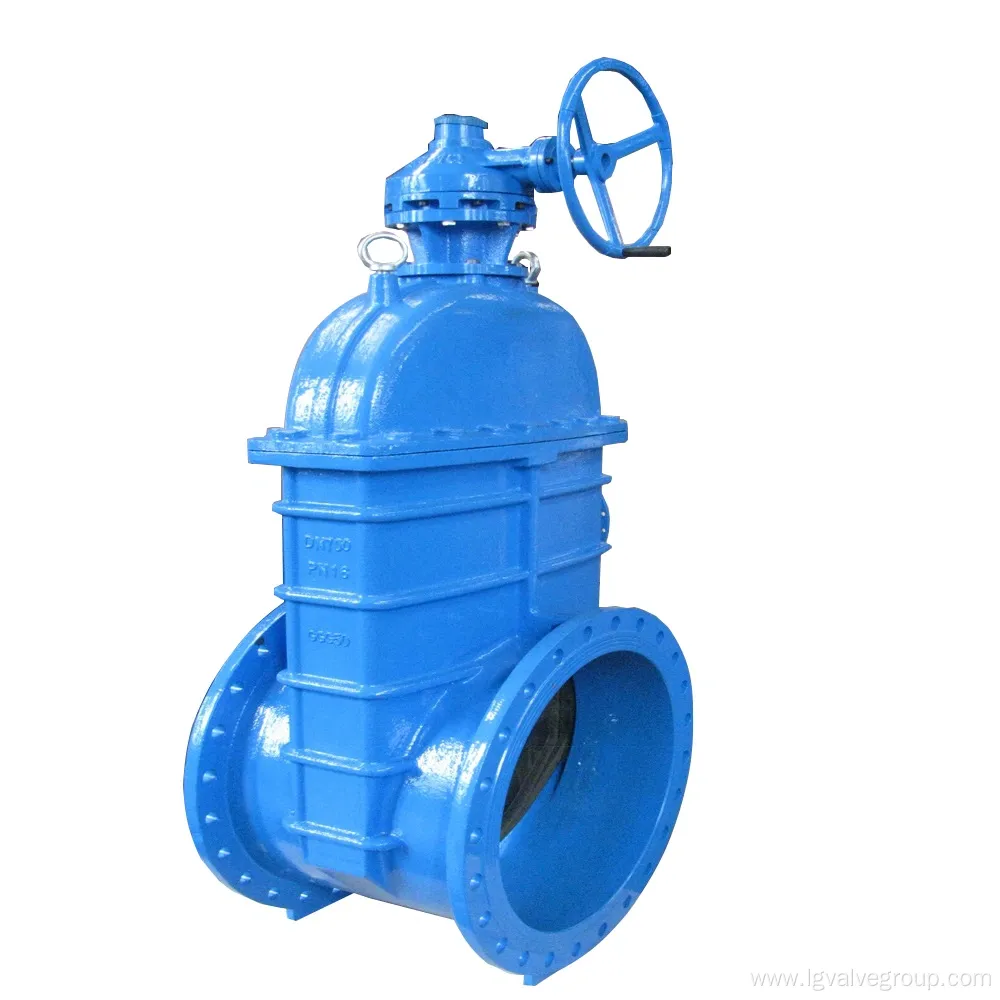 DIN F4 Mechanical Gate Valve with Nut Head