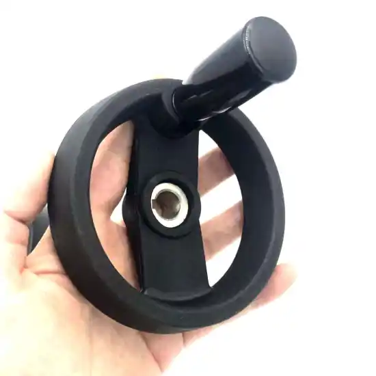 Durable Double Spoke CNC Plastic Hand Wheel