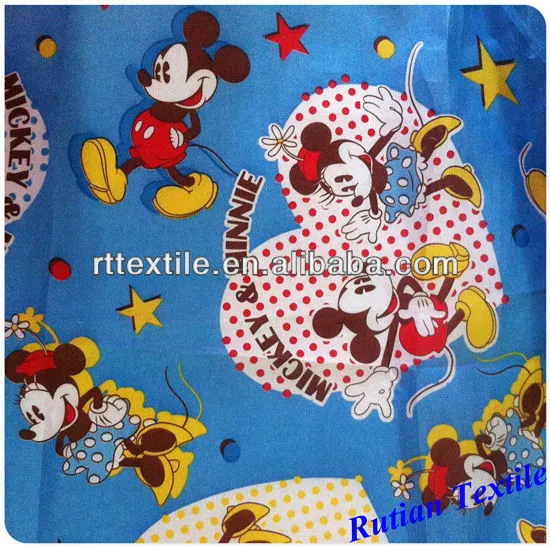 Oxford 600D Printing PU coated water proof fabric