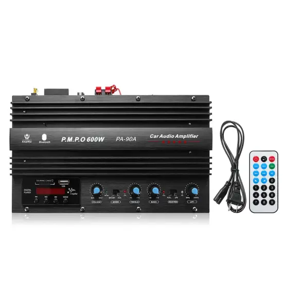 1500W HIFI Stereo Power Amplifier board Class AB Wireless bluetooth Audio car Amplifier Radio amplifiers car subwoofer