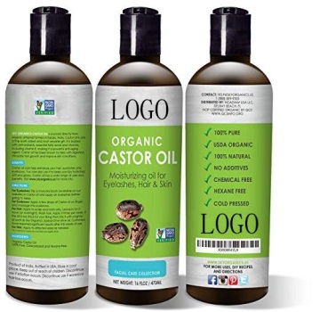 Private Label Organic Black Castor Oil for Hair Growth