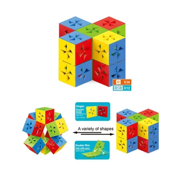 DIY Dollar Toy Magic Cubes: Variety of Shapes and 3D Assembly Puzzles