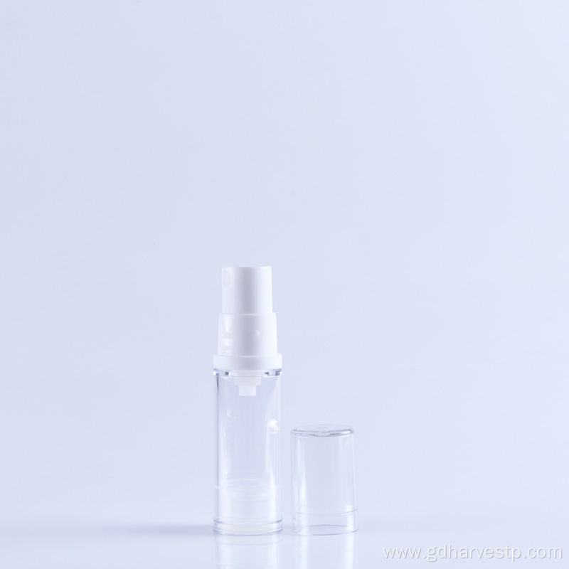 Plastic Skincare 5ml 10ml 15ml Airless Pump Bottle