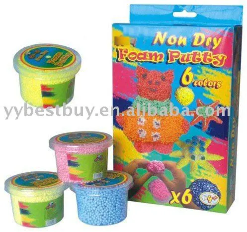 super light non-dry foam clay set