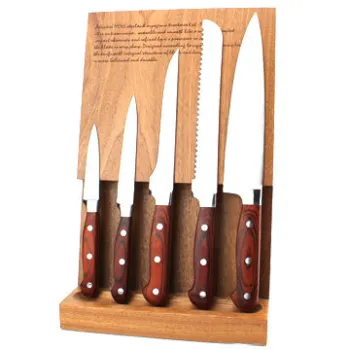 Silicone Knife Set with Magnet Stand, OEM Orders are Welcome