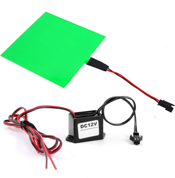 DIY Electroluminescent EL Panel Light - Cuttable Paper Lamp with DC12V Inverter for Car