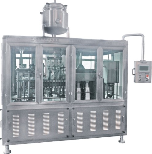 Semi-auto gable top carton filling machine