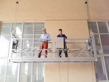 Alloy Aluminum Suspended Working Platform Gondola Zlp630 For Building Facade Maintenance