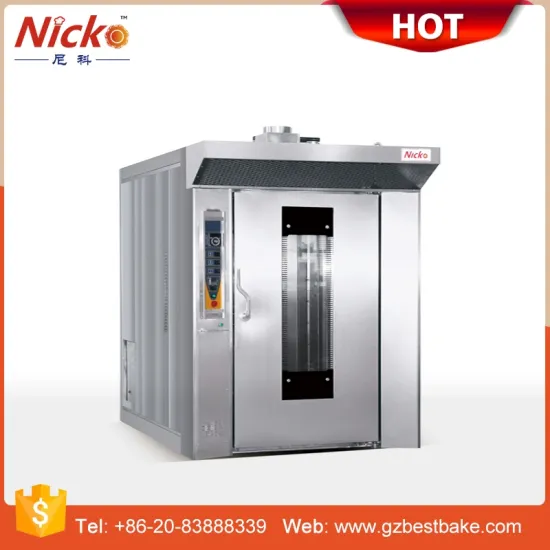 16 Trays Gas Rotary Rack Oven Bakery Equipments Bread Oven