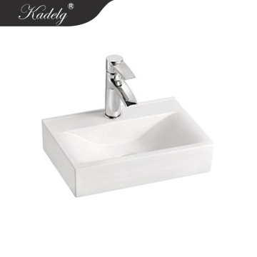 Rectangular Porcelain Bathroom Wash Basin