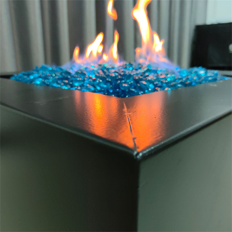 Outdoor Heater Glass Propane Gas Fire pit